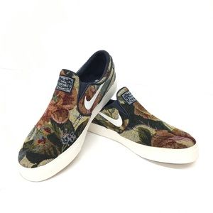 nike janoski floral slip on